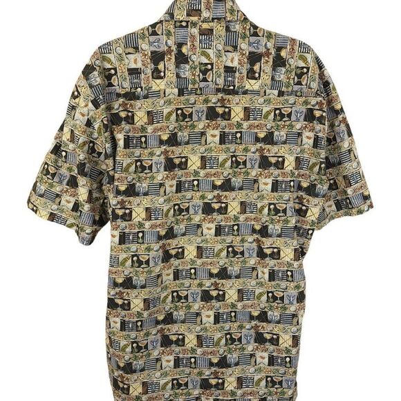 John Severson Kahala Hawaiian Shirt Vintage 90s Y2K Golf Golfer Camp Aloha XL - Picture 2 of 5
